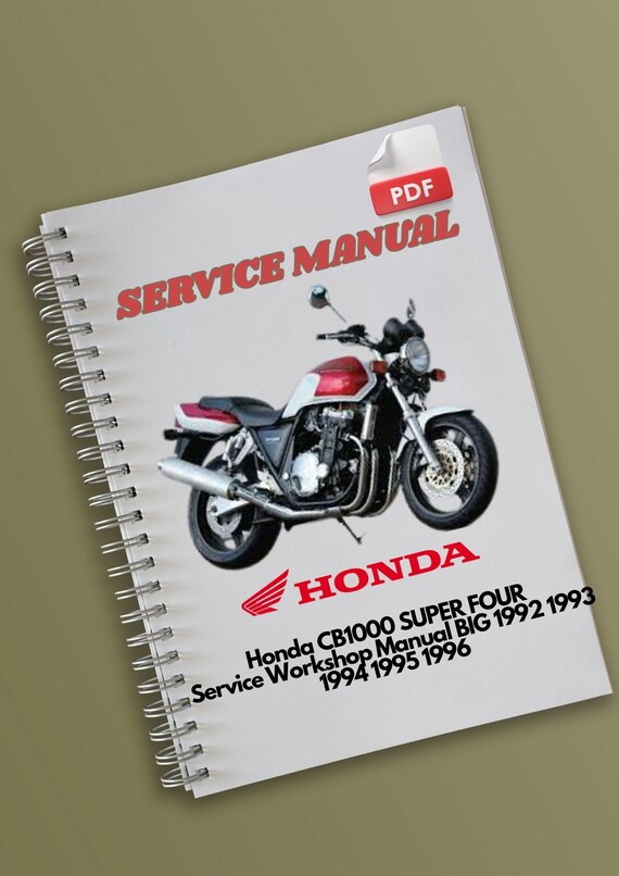 Honda CB1000 SUPER FOUR Service Workshop Manual BIG 1992 1993 1994