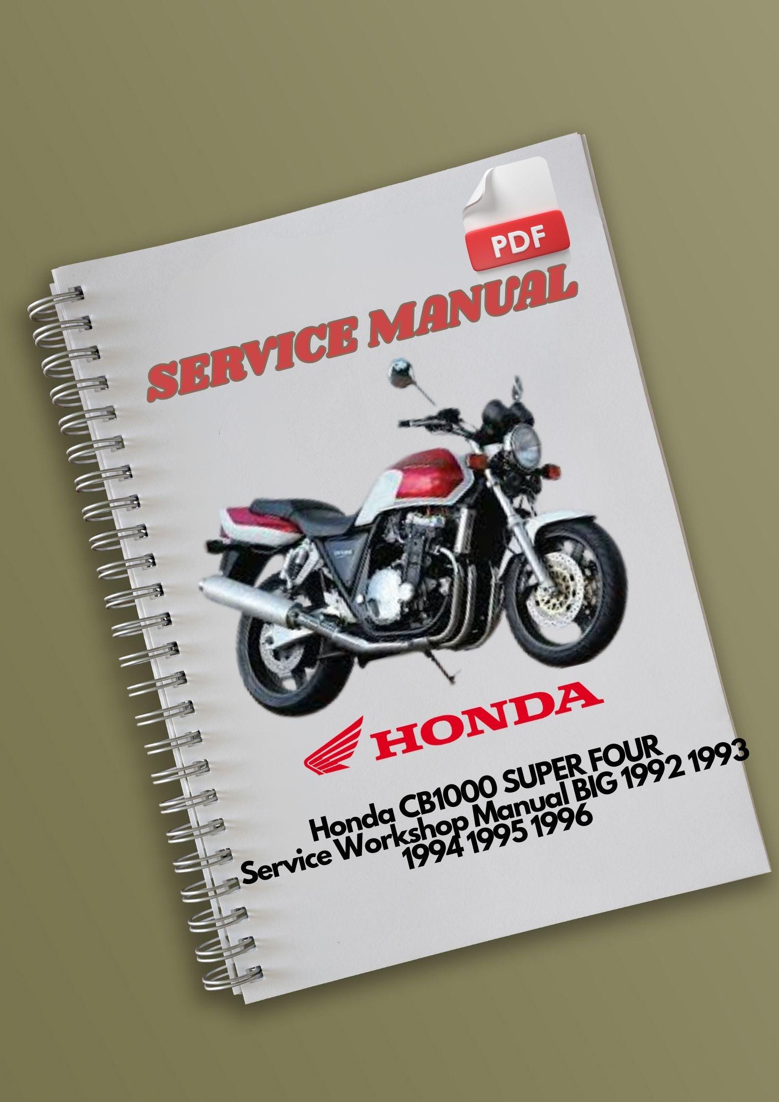 Honda CB1000 SUPER FOUR Service Workshop Manual BIG 1992 1993 1994
