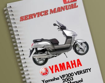 Yamaha VP300 VERSITY 2003 Instrukcja serwisowa