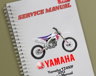 YAMAHA YZ450F 2013 Service-Anleitung