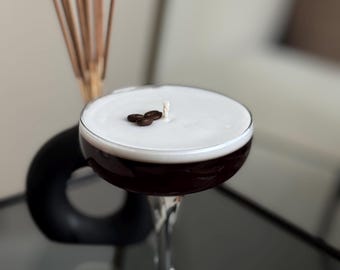 Espresso Martini Kerze Realistisch / Kaffeekerze / Espresso Martini Lovers / Espresso Lovers