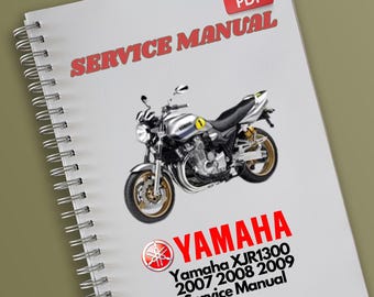 Yamaha XJR1300 2007 2008 2009 Servis Manual