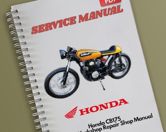 Honda CB175 Service Workshop Repair Shop Manual