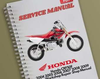 HONDA CRF50F 2004 2005 2006 2007 2008 2009 Service Werkstatt Reparatur Werkstatt Handbuch