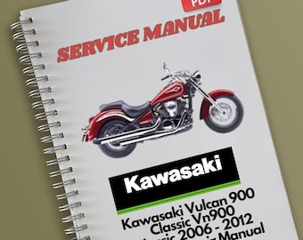 Kawasaki Vulcan 900 Classic Vn900 Classic 2006 - 2012 Service Repair Manual