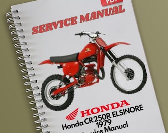 Manual de servicio de la Honda CR250R ELSINORE 1979