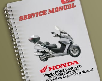 Honda SILVER WING 600 2010 2011 2012 2013 Service Workshop Repair Shop Manual