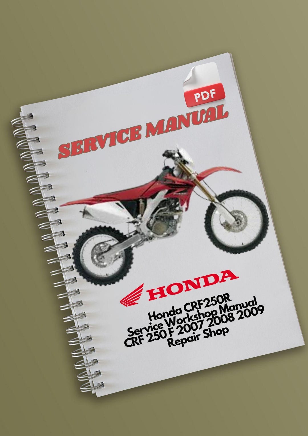 2006 HONDA CRF250X SERVICE MANUAL PDF visual data 5