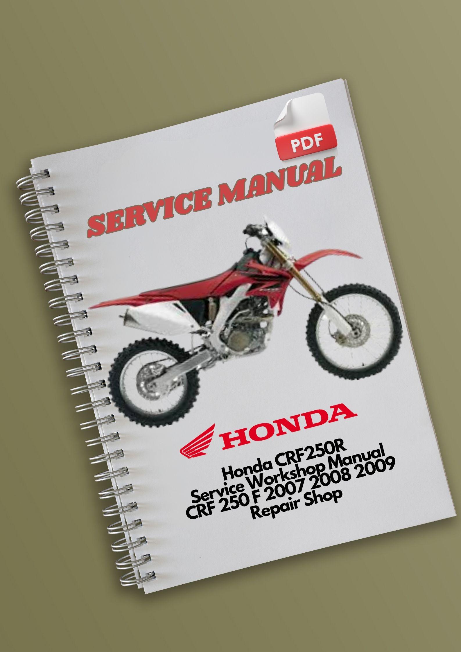 Hello Everyone, Can Anyone Share A Link To A 2010-2013 CRF250R Service Manual