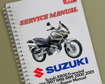 Suzuki Xf650 Freewind 1996 1997 1998 1999 2000 2001 Servicereparatiehandleiding
