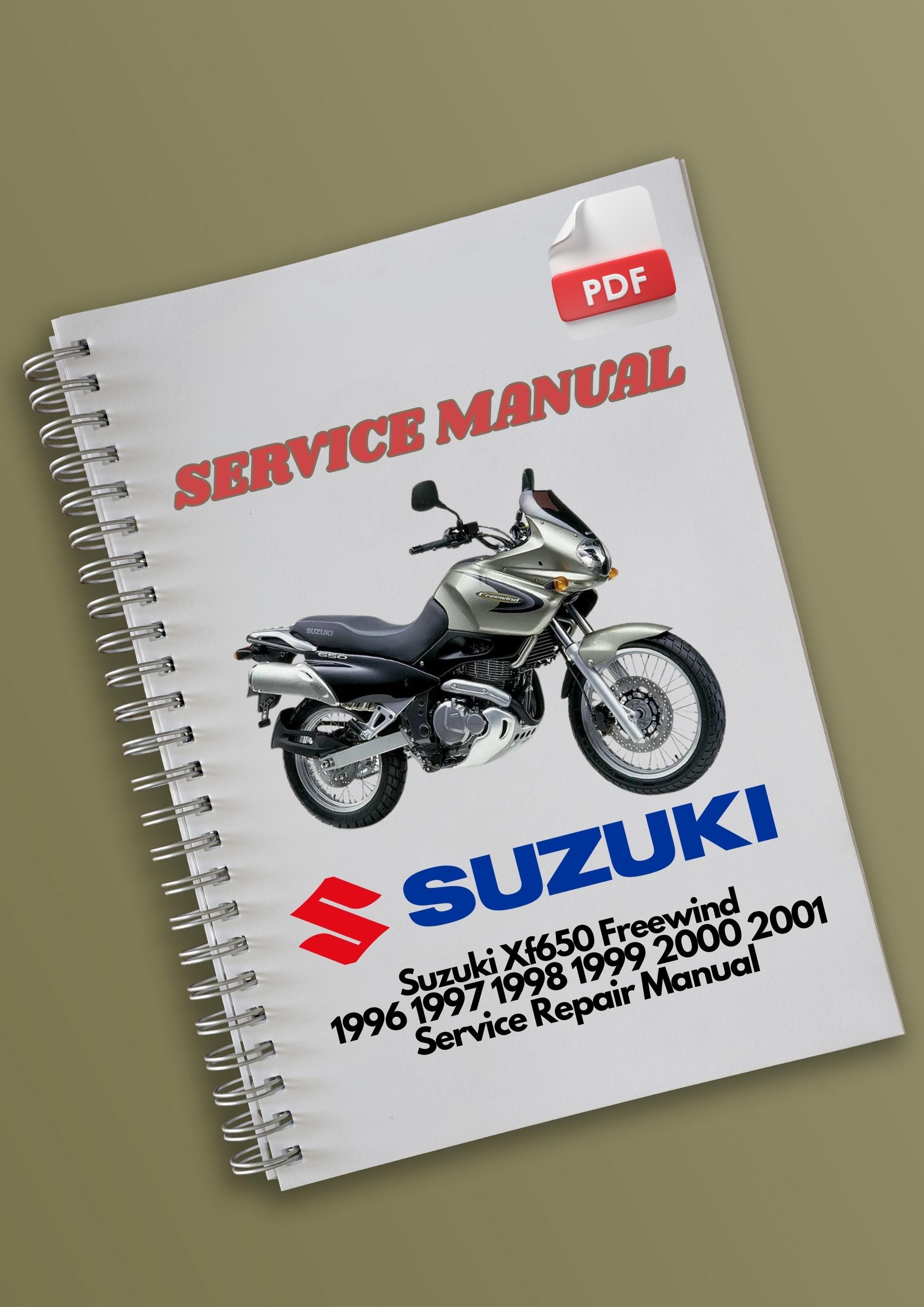 Suzuki Xf650 Freewind 1996 1997 1998 1999 2000 2001 Service Repair