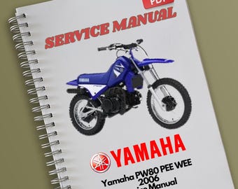 YAMAHA PW-80 PEE WEE 2006 Service-Anleitung