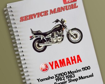 Yamaha Xj1100 Maxim 1100 1982 1983 Service Repair Manual