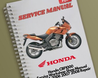 Honda CBF1000 Service Workshop Shop Manual CBF1000A 2006 2007 2008 Repair
