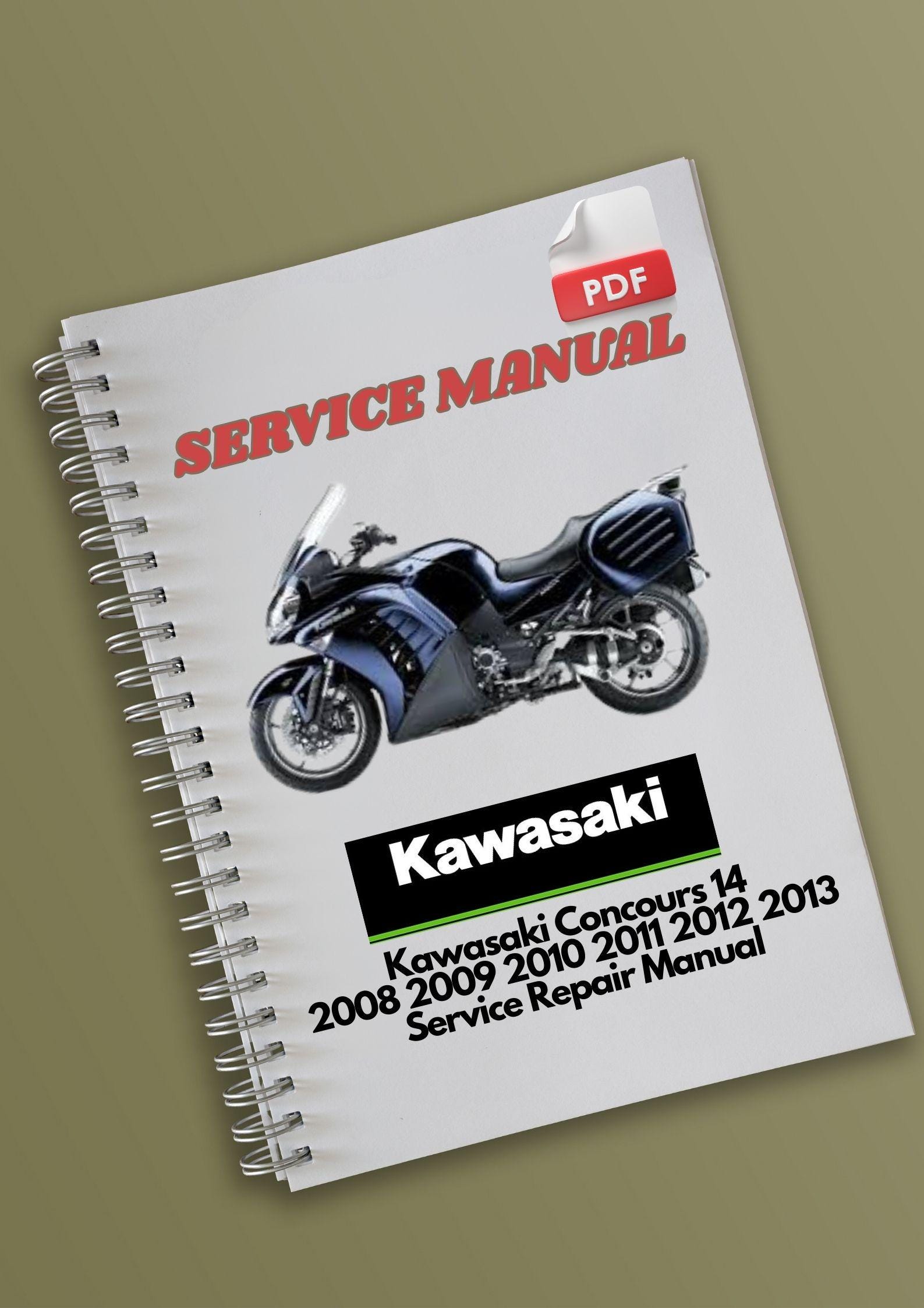 1400GTR コンコース14 サービスマニュアル Service Manual Kawasaki 2014 1400GTR Repair