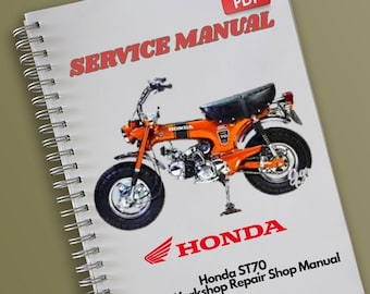 Honda ST70 Service Workshop Repair Shop Manual