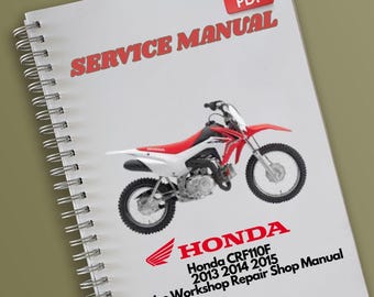 HONDA CRF110F 2013 2014 2015 Service Werkstatt Reparatur Werkstatt Handbuch