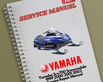 Yamaha Srx700 Snowmobile 1999 2000 2001 2002 Service Repair Manual