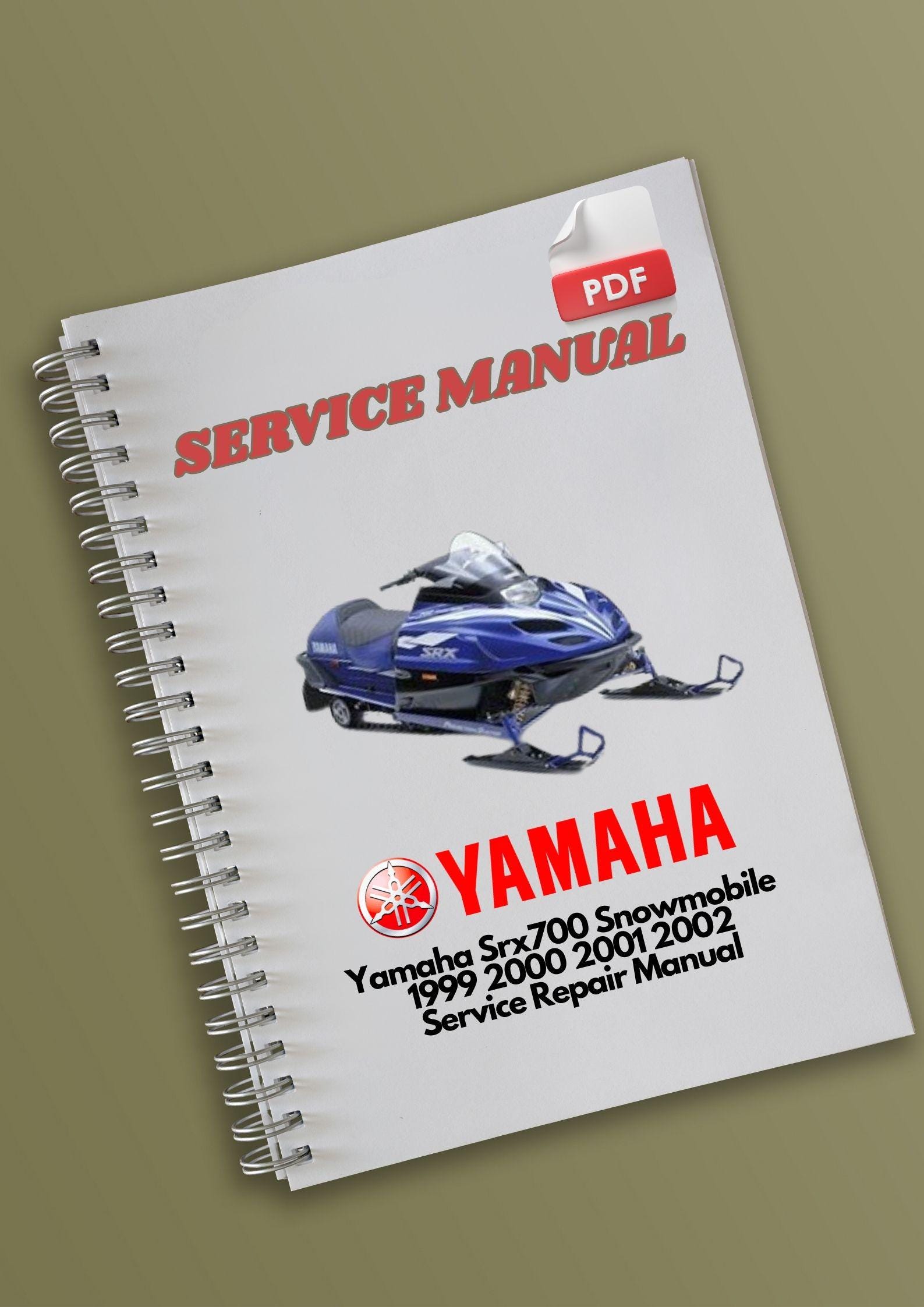 Yamaha Srx700 Snowmobile 1999 2000 2001 2002 Service Repair Manual
