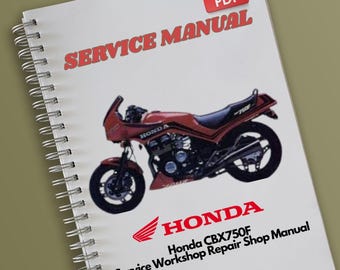 Honda CBX750F Service Workshop Repair Shop Manual