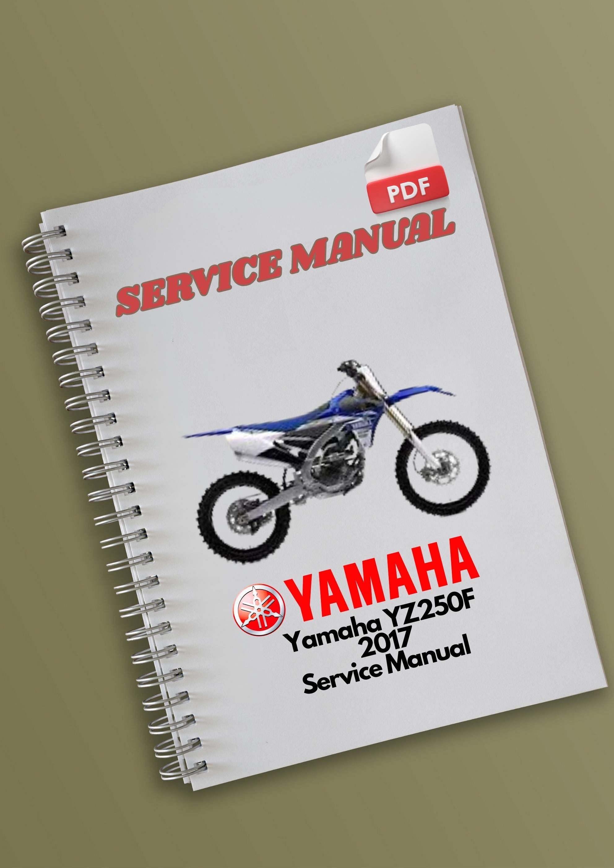 YAMAHA YZ250F オーナーズサービスマニュアル 2015 【公式通販】