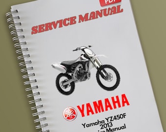 YAMAHA YZ450F 2013 Service-Anleitung