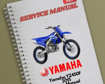 YAMAHA YZ450F 2015 Service-Anleitung