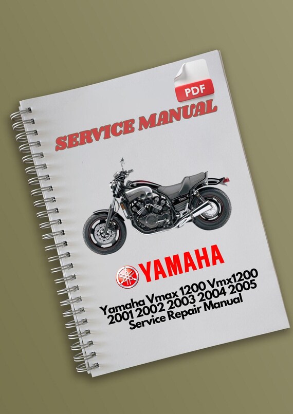 Yamaha Vmax 1200 Vmx1200 2001 2002 2003 2004 2005 Service Repair