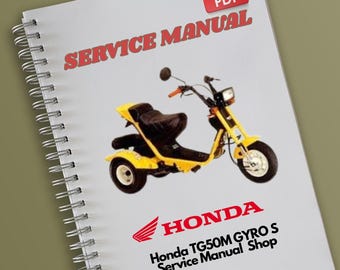 Honda TG50M GYRO S Service Manual