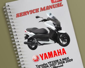Yamaha YP250R X-MAX 2005 2006 2007 2008 2009 Service Manual