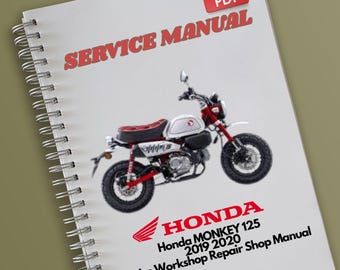 Honda Monkey 125A Service Manual | 2022–2025 Motorcycle Repair