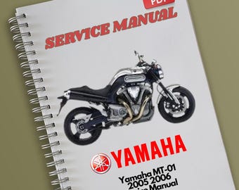 Yamaha MT-01 2005 2006 Service Manual