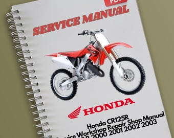 Honda CR125R Service Workshop Repair Shop Manual CR 125 R 2000 2001 2002 2003