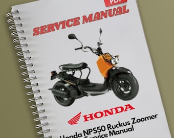 HONDA NPS50 Ruckus Zoomer-Service-Anleitung