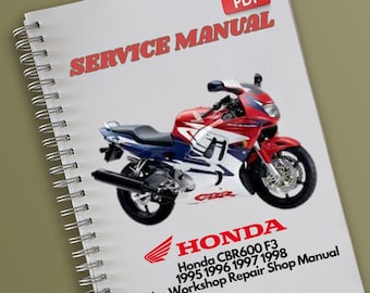 Manual de taller y reparación de Honda CBR600 F3 1995 1996 1997 1998
