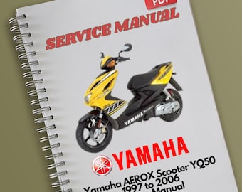 Yamaha AEROX Scooter YQ50 1997 to 2006 Service Manual