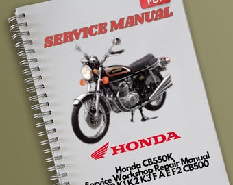 Honda CB550K Service Workshop Repair Manual CB550 K1 K2 K3 F A E F2 CB500