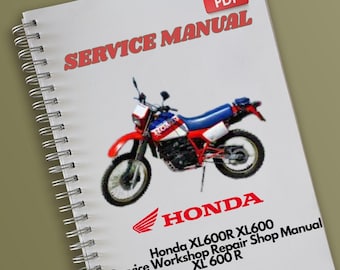 Manuale di officina e riparazione per Honda XL600R XL600 XL 600 R