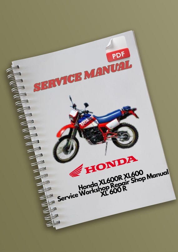 Honda XL600R XL600 Service Workshop Repair Shop Manual XL 600 R - Etsy