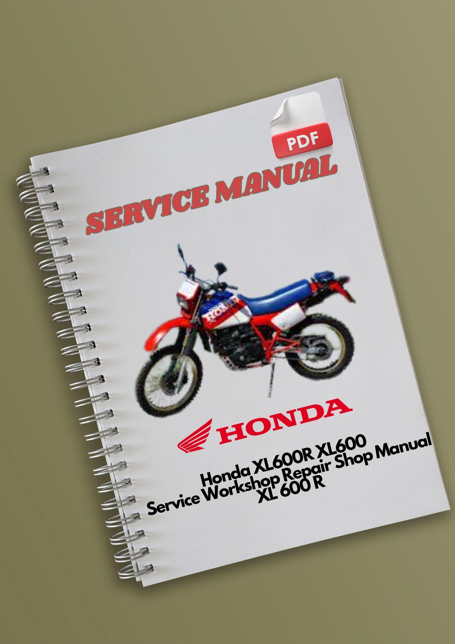 Honda XL600R XL600 Service Workshop Repair Shop Manual XL 600 R - Etsy