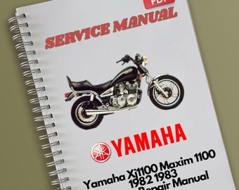 Yamaha Xj1100 Maxim 1100 1982 1983 Service Repair Manual