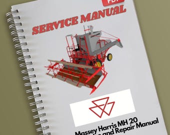 Manuale di assistenza e riparazione del trattore Massey Harris MH 20