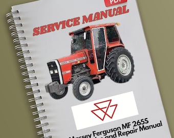 Massey Ferguson MF 265S Tractor Service and Repair Manual