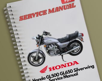 Manual de servicio de Honda GL500 GL650 Silverwing