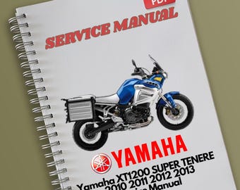 Yamaha XT1200 SUPER TENERE 2010 2011 2012 2013 Servicemanual