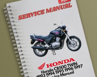 Honda CB500 TWIN 1993 1994 1995 1996 1997 Service Manual