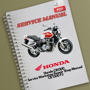 Honda CB1300 Service Workshop Repair Shop Manual CB 1300 F3 - Etsy