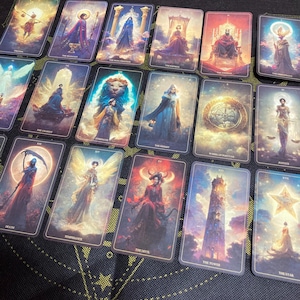 Il mazzo di Tarocchi Harmony - Carte Oracolo disegnate a mano per l'auto-scoperta, la guida spirituale e l'empowerment - Ideale per principianti e amanti dei Tarocchi