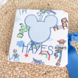 Custom Toy Autograph Book Personalized Memory Grandmillenial Collection Travel Signature Journal Custom Embroidered Mouse Park Souvenir