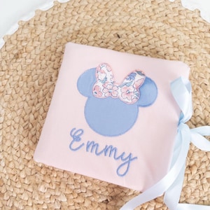 Custom Mouse Autograph Book Personalized Memory Grandmillenial Collection Travel Signature Journal Custom Embroidered Mouse Park Souvenir